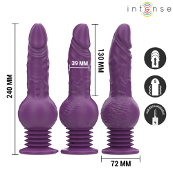 VIBRATEUR MULTIFONCTION TATUM AVEC VIBRATION DE HAUT EN BAS 24 CM VIOLET