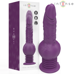 VIBRATEUR MULTIFONCTION TATUM AVEC VIBRATION DE HAUT EN BAS 24 CM VIOLET