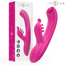 CHRISTINA VIBRATEUR LAPIN MULTIFONCTION 22,5 CM ROSE
