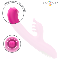 CHRISTINA VIBRATEUR LAPIN MULTIFONCTION 22,5 CM ROSE