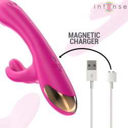 BRITNEY VIBRATEUR LAPIN MULTIFONCTION 23 CM ROSE