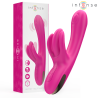 BRITNEY VIBRATEUR LAPIN MULTIFONCTION 23 CM ROSE