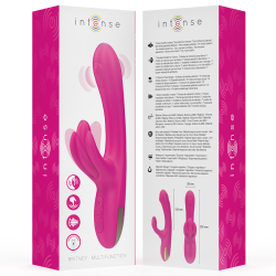 BRITNEY VIBRATEUR LAPIN MULTIFONCTION 23 CM ROSE