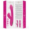 BRITNEY VIBRATEUR LAPIN MULTIFONCTION 23 CM ROSE