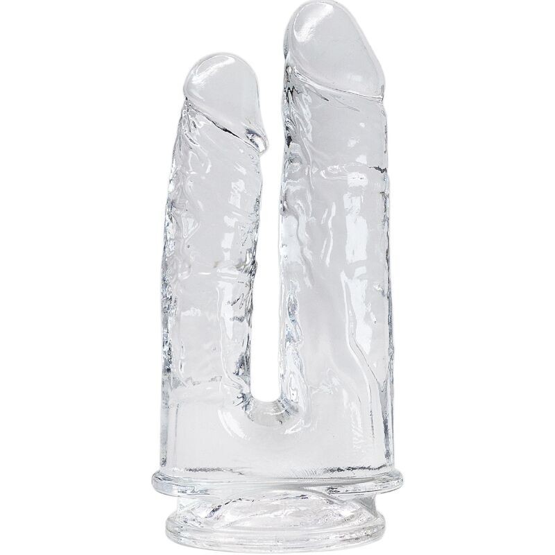 IMPERIUM DOUBLE PÉNIS RÉALISTE TRANSPARENT 12/14 CM