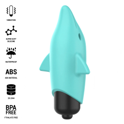 ECHO BALLE VIBRANTE BLEU DAUPHIN 8 X 4,7 CM