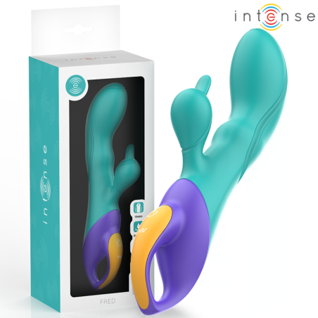 FRED VIBRATEUR RABBIT BLEU