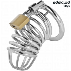 CAGE À PÉNIS EN MÉTAL IRON CELL