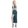 ROBE LONGUE+STG CR4441 VERT