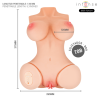 VERO TORSO VAGINA AVEC EFFETS DE SUCCION, DE CHALEUR, DE VIBRATION ET DE VOIX