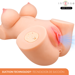 VERO TORSO VAGINA AVEC EFFETS DE SUCCION, DE CHALEUR, DE VIBRATION ET DE VOIX