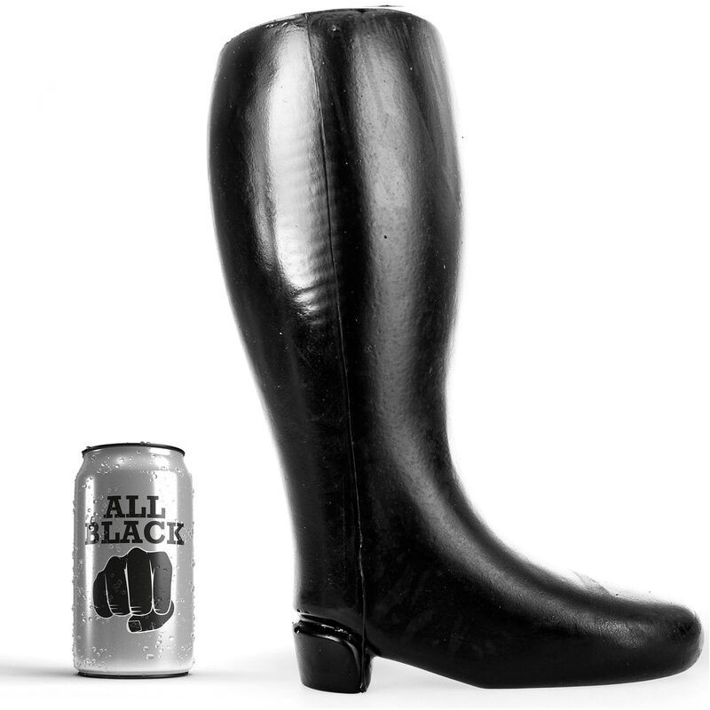 ALL BLACK - BOTTE DE FISTING SOUPLE GÉANTE 31 CM ALL BLACK - BOTTE DE FISTING SOUPLE GÉANTE 31 CM