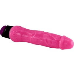 BAILE - VIBRATEUR RÉALISTE SEXE COLORÉ ROSE 24 CM