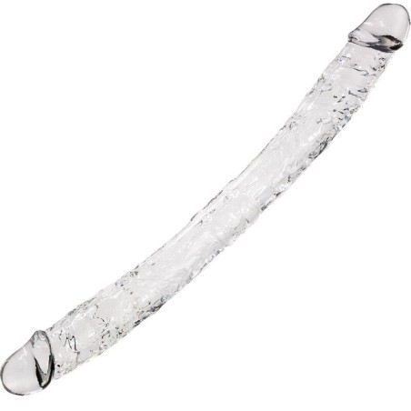 PÉNIS RÉALISTE SUPRÊME TRANSPARENT 38,5 CM