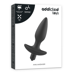 MASSAGER PLUG ANAL AVEC VIBRATION NOIR