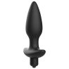 MASSAGER PLUG ANAL AVEC VIBRATION NOIR