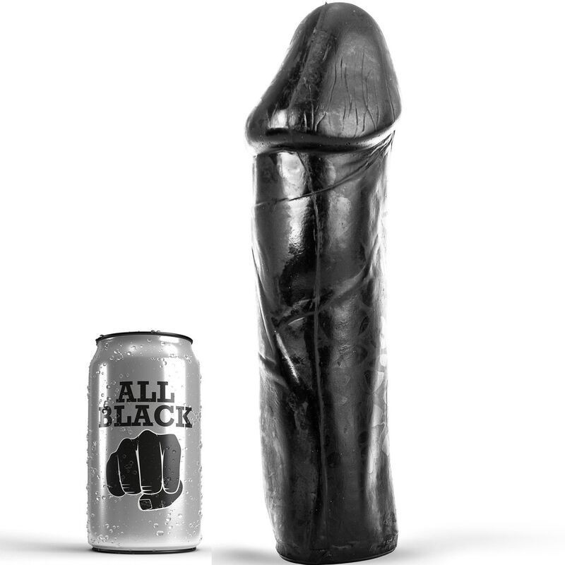 ALL BLACK - DONG 28 CM SANS TESTICULES ALL BLACK - DONG 28 CM SANS TESTICULES