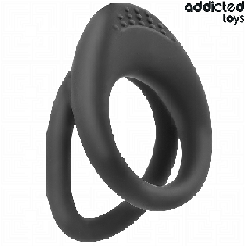 Addicted Toys : Anneau pénis double texture pour plus de plaisir