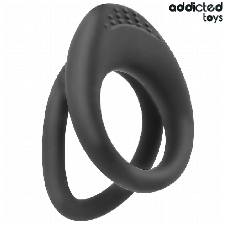 Addicted Toys : Anneau pénis double texture pour plus de plaisir