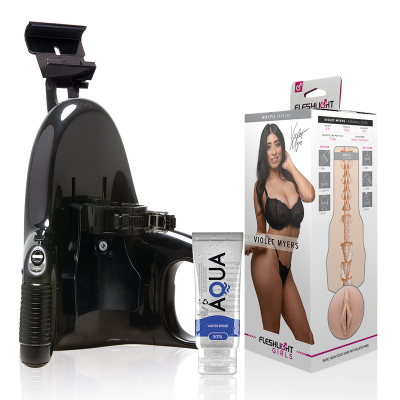 FLESHLIGHT - VIOLET MYERS WAIFU + LANCEMENT UNIVERSEL + LUBRIFIANT DE QUALITÉ AQUA 50 ML FLESHLIGHT - VIOLET MYERS WAIFU + LANCEMENT UNIVERSEL + LUBRIFIANT DE QUALITÉ AQUA 50 ML