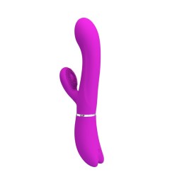 Clitoris Vibrator, vibromasseur rabbit avec doigt stimulant clitoris