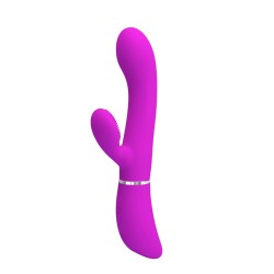 Clitoris Vibrator, vibromasseur rabbit avec doigt stimulant clitoris