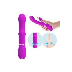 Clitoris Vibrator, vibromasseur rabbit avec doigt stimulant clitoris