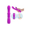 Clitoris Vibrator, vibromasseur rabbit avec doigt stimulant clitoris