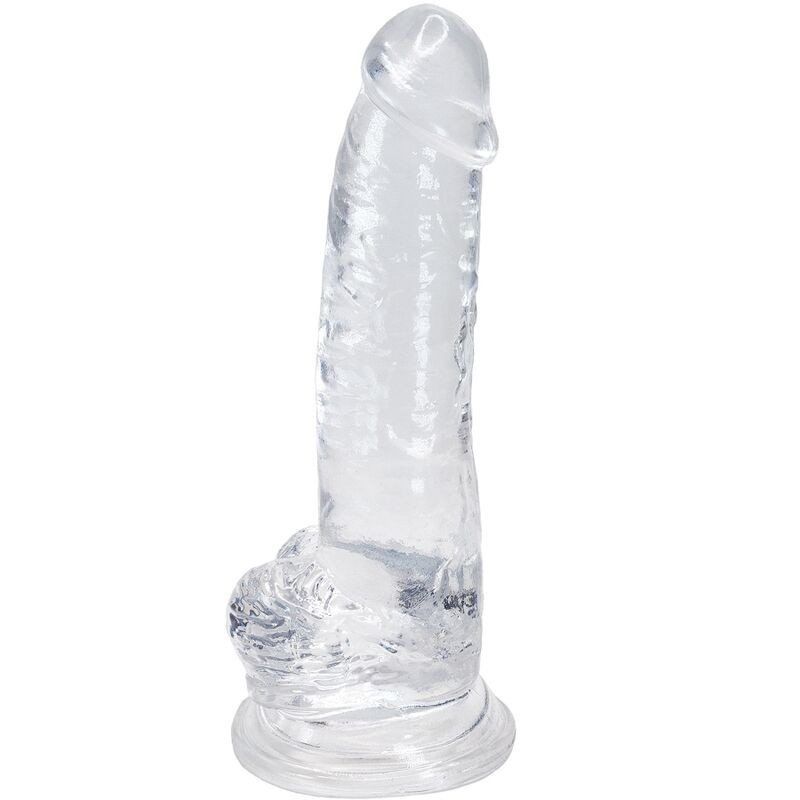 TORRENT PÉNIS RÉALISTE TRANSPARENT 20,6 CM