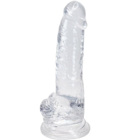 TORRENT PÉNIS RÉALISTE TRANSPARENT 20,6 CM