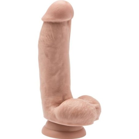GODE 12 CM AVEC BILLES EN PEAU