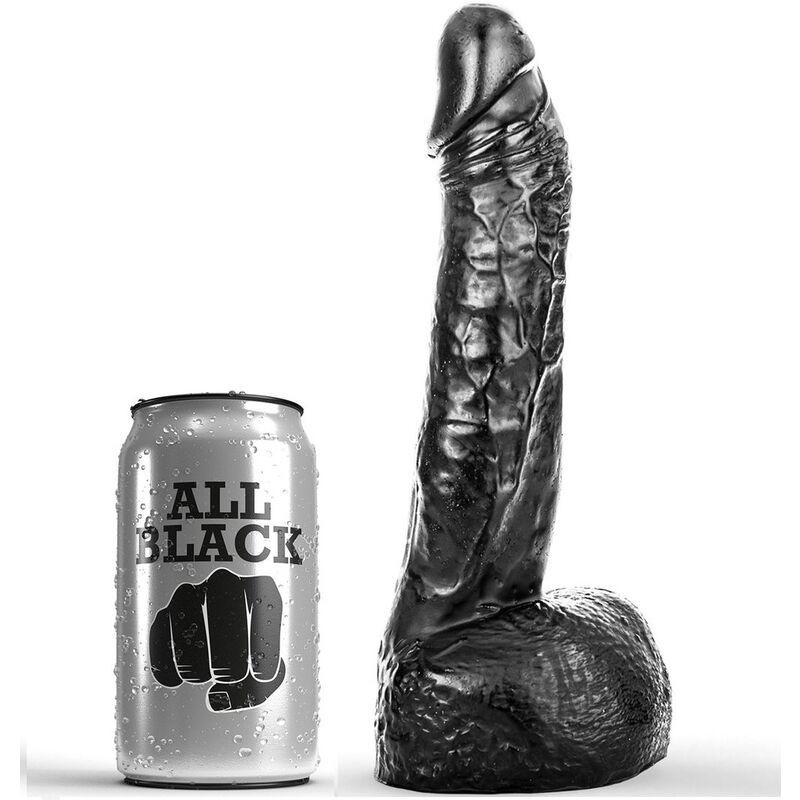 ALL BLACK - GODE FISTING 20 CM ALL BLACK - GODE FISTING 20 CM