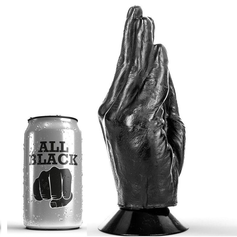 ALL BLACK - GODE FISTING 21 CM ALL BLACK - GODE FISTING 21 CM