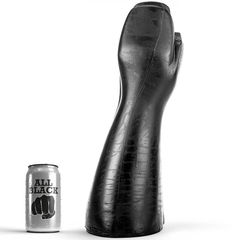 ALL BLACK - GODE FISTING 39 CM ALL BLACK - GODE FISTING 39 CM