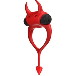 ANNEAU VIBRATEUR ROUGE DEVOL COCKRING