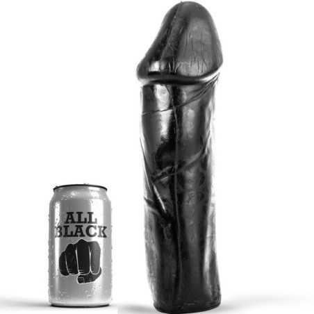 ALL BLACK Dong 28 cm – Godemiché réaliste sans testicules