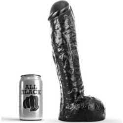 ALL BLACK DONG 29 CM : Confort & Sensations Fortes