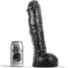 ALL BLACK DONG 29 CM : Confort & Sensations Fortes