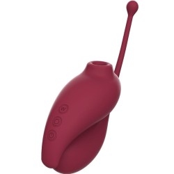 INSPIRATION CLITORIS SUCKER + OEUF VIBRANT ROUGE - APPLICATION GRATUITE