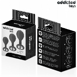 LOT DE 3 PLUG ANAL AVEC BIJOU