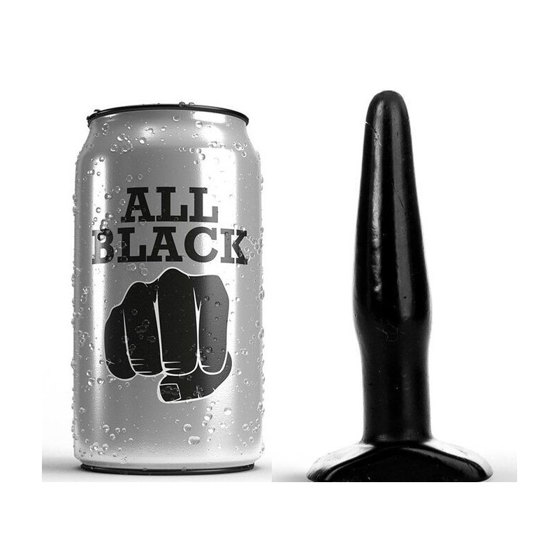 Plug Fiche Noire 11 cm – Sextoy All Black pour Plaisir Intense