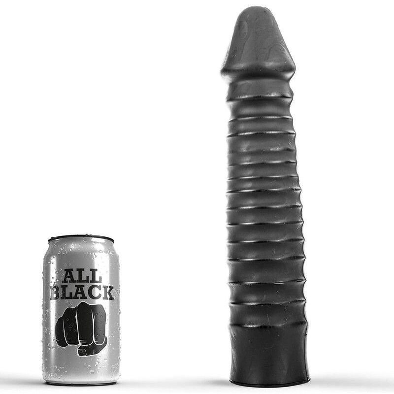 Gode 26 cm Noir - Sextoy All Black pour Plaisir Intense