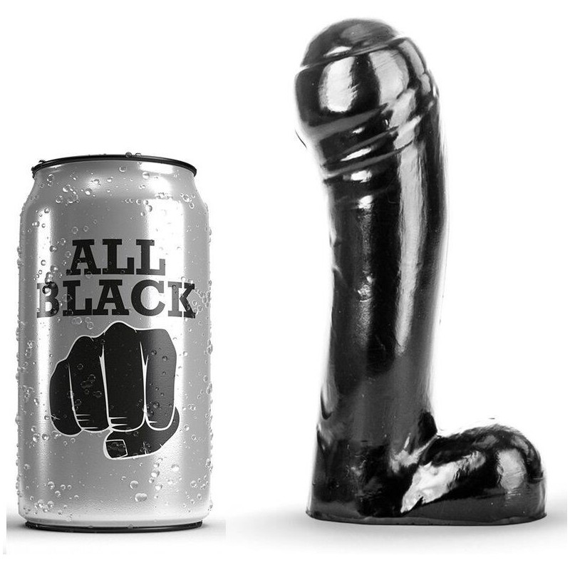 Gode Noir 15 cm – All Black – Sex Toy Élégant & Discret