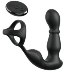 ANNEAU ANAL VIBRANT ET MASSEUR AVEC TÉLÉCOMMANDE