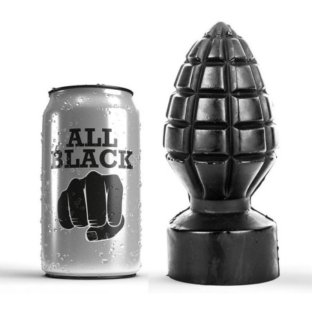 ALL BLACK : Plug Anal 14 cm - Sex Toy Discret & Puissant