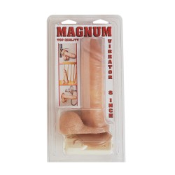 Magnum Vibrator 8 inch, gode ventouse réaliste vibrant