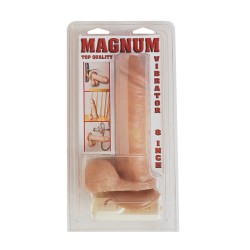 Magnum Vibrator 8 inch, gode ventouse réaliste vibrant