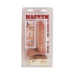 Magnum Vibrator 7 inch, gode ventouse réaliste vibrant