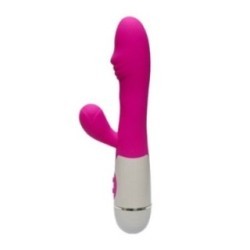 ABBY VIBRATEUR & STIMULATEUR 16 VITESSES ROSE