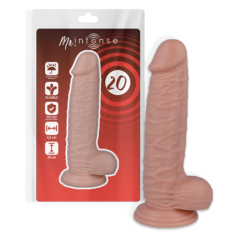 20 PÉNIS RÉALISTE 20 CM -O- 4.6 CM 20 PÉNIS RÉALISTE 20 CM -O- 4.6 CM